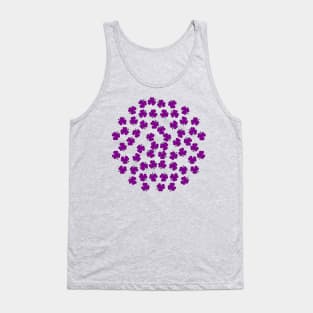 Shamrock Purple Ball for St Patricks Day Tank Top